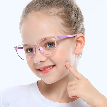 Lunettes de Papillon pour Enfants - Protection Contre la Lumière Bleue