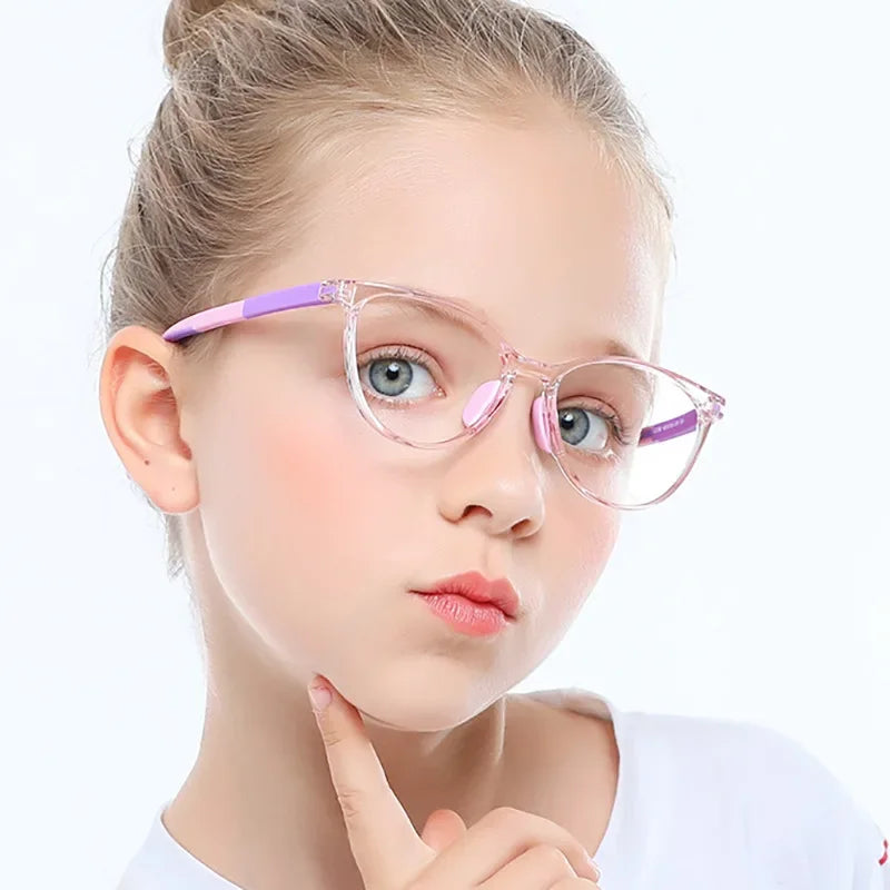 Lunettes de Papillon pour Enfants - Protection Contre la Lumière Bleue